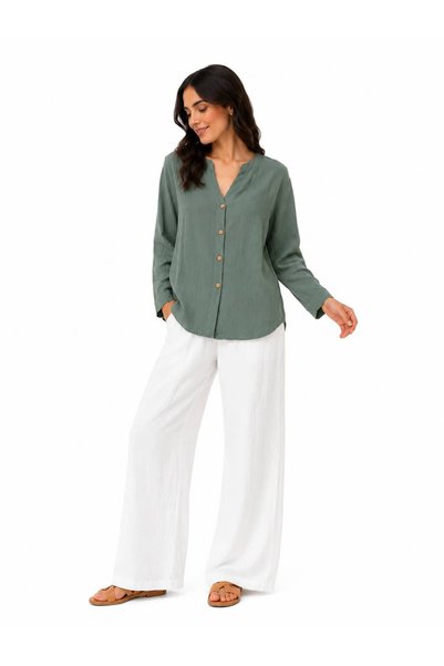 Cuckoo Cotton Relaxed Fit Women's Muslin Shirt