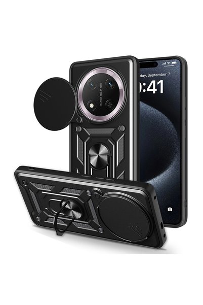 zore Honor X9C Case Sliding Camera Protector Magnetic Stand Tank Protection Shrp