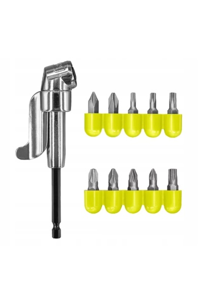 Ryobi Adaptor unghiular pentru biți + biți RAKRAD11