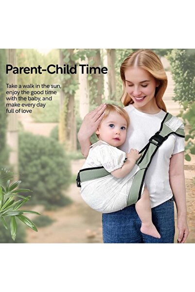 Generic Baby Sling Carrier – Breathable Mesh Lightweight Front Carry Baby Hol...