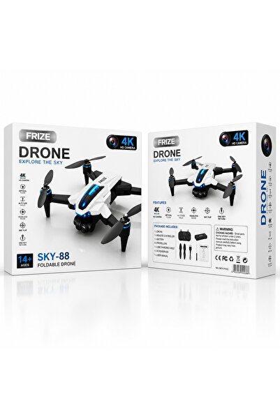 VTM Dronă Pliabilă cu Cameră 4K Ultra HD, WiFi FPV, Evitare Obstacole, Rază C...