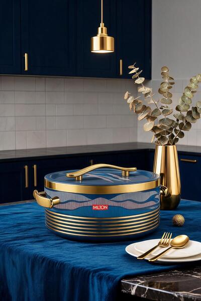 Milton Luxury Insulated Hotpot Set 4 Pieces | Premium Stainless Steel Food Wa...