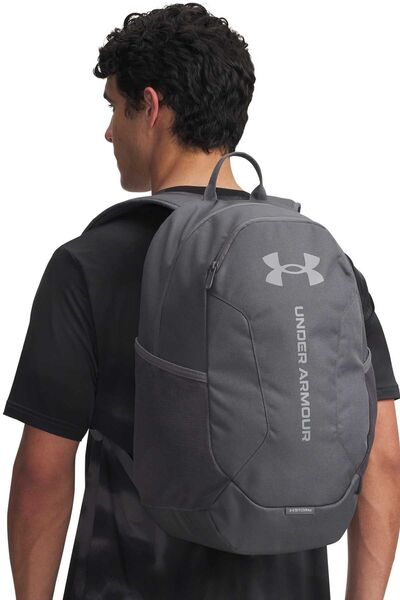 Under Armour Hustle Lite Unisex Γκρι Σακίδιο Πλάτης 6000399-025