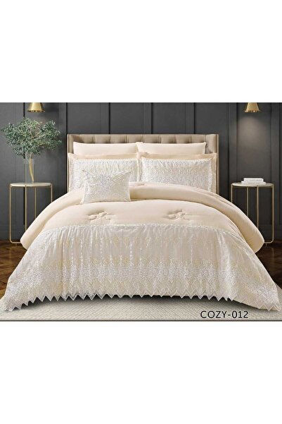 BIET ALMAFROSHAT Abu Kaleb Bridal Dowry Set, 7-Piece Quilt Set with a Bedspread.
