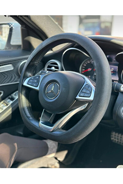 YGT Silikon Direksiyon Kılıfı Siyah 38cm