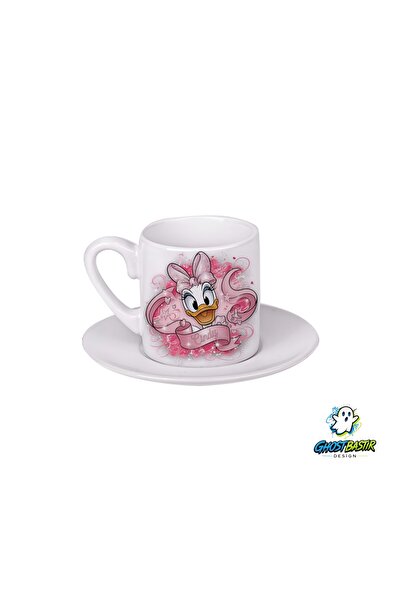 Ghostbastır Design Daisy Turkish Coffee Cup 0116