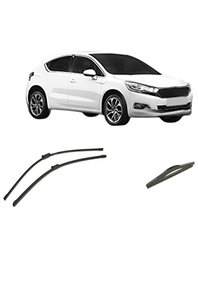 Bosch Σετ 3 υαλοκαθαριστήρων για DS DS 4 / DS 4 CROSSBACK (NX_) από το 2015-2...