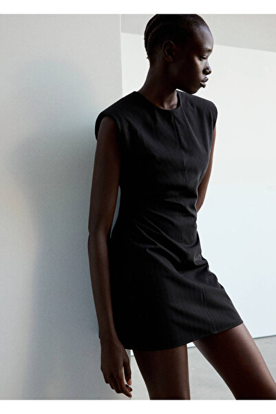 MANGO Woman Short pinstripe dress
