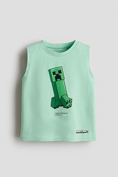 H&M Print-motif cotton vest top