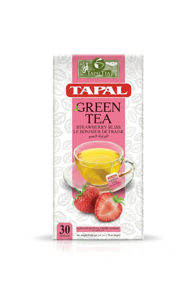 TAPAL Green Tea Strawberry 30x1.5g