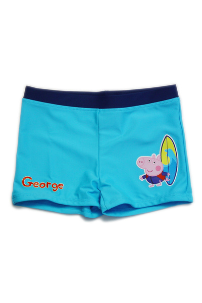 Peppa Pig Boxer de baie bleu 4-8 ani cu grafică print transfer 80% poliamidă ...
