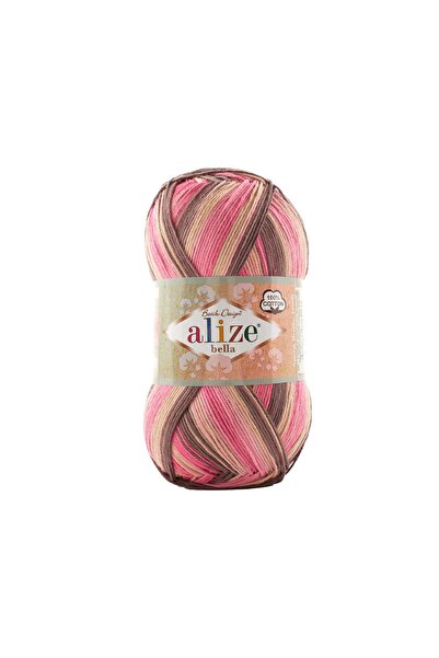 Alize 5 Pieces Bella Batik 100 Knitting Yarn 7829