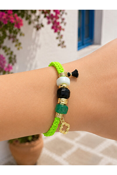 EL YAPIMI Bodrum Beaded Macrame Bracelet