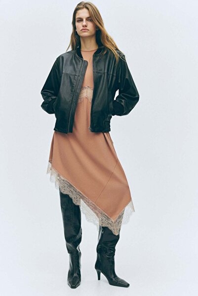 H&M Lace-trimmed dress
