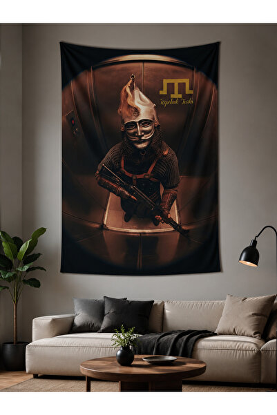 Vagonik Epic Turkish Kıpçak Warrior Series Wall Covering Wall Tapestry