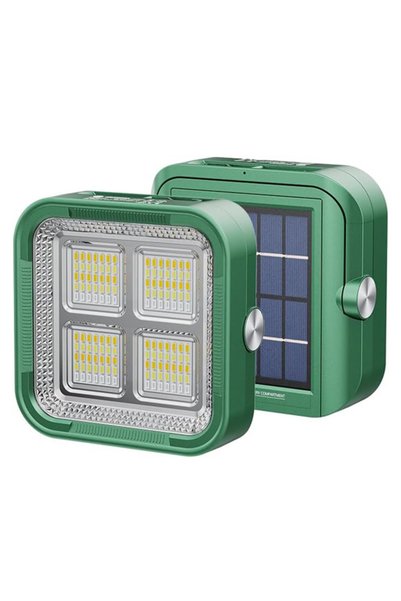 Generic SOLAR Work Light Rechargeable 100W, Portable LED Work Solar Light 12000mAh 10000 LM with Stepless Brightness Job Site Battery Rechargeable LED Floorlight for Emergency Worklight for Power Cut