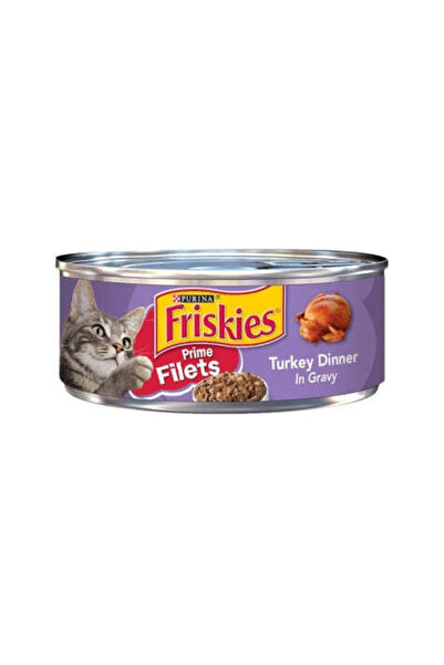 Friskies Prime Filets Turkey in Gravy Cat Wet Food 156G