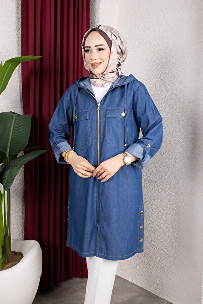 Pamuk Butik Women's Zipper Closure Cap with Pockets