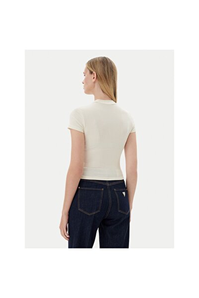 Guess Tricou de damă O5GP04KCDA2 Crem