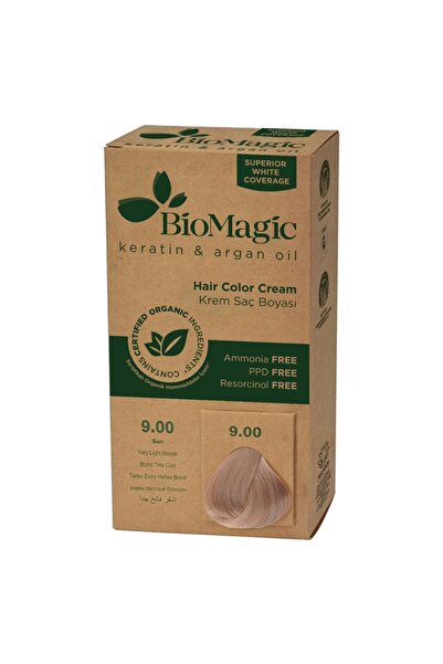 BIOMAGIC Vopsea de păr permanentă 9/00 Blond foarte deschis 250 ml