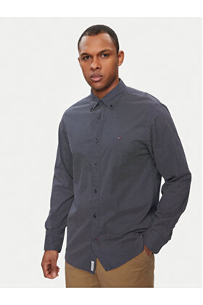 Tommy Hilfiger Cămașă bărbătească MW0MW25036 Albastru