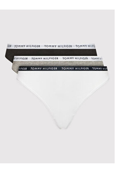 Tommy Hilfiger Set de 3 perechi de tanga pentru femei UW0UW02829 Multicolor