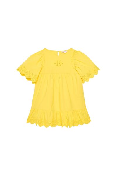 ORIGINAL MARINES Rochie de zi cu zi pentru fete DFP3215CF Galbenă