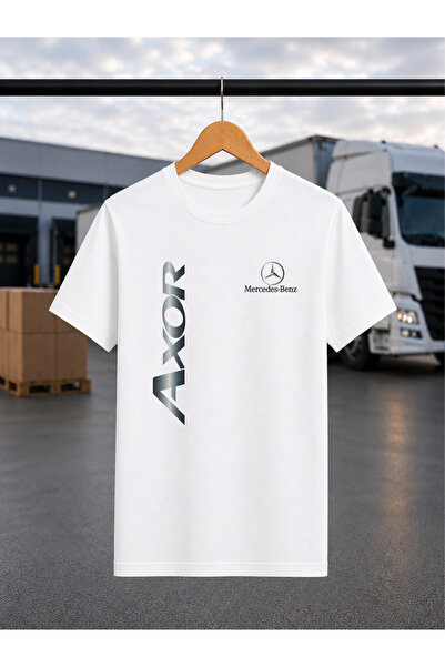 Mercedes - Benz Axor Tır Temalı Baskılı Premium Tişört TRC7017