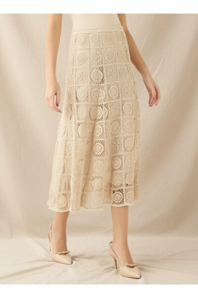 FAV GEOMETRIC CROCHET ALINE SKIRT