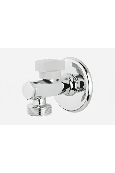 KORPEX 1/2 - 3/4 KÜRESEL FİLTRELİ ÇAMAŞIR MUSLUK ( KROMLU ) - KAF 500