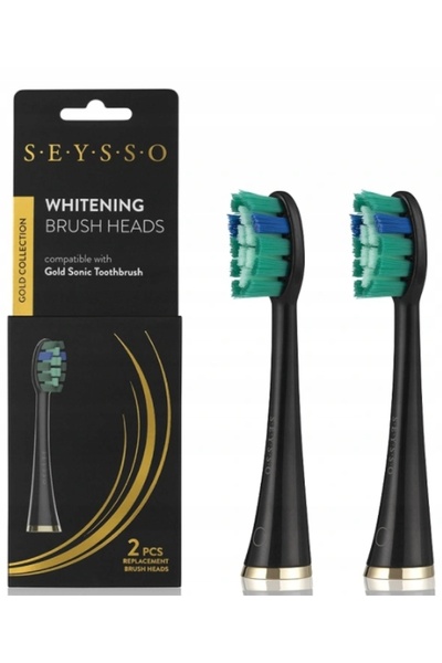 NO BRAND Capete de periuță de dinți SEYSSO Gold Whitening 6 bucăți