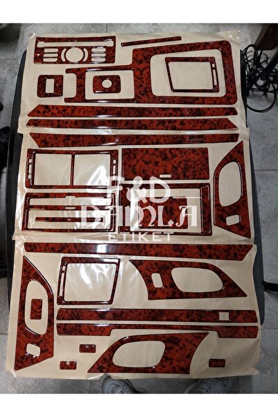 FD Damla Etiket مجموعة تزيين لوحة التحكم في السيارة بيجو 407، طلاء الماهوجني،...