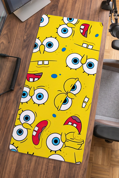 Milura Sünger Bob 40x90 ProControl Mouse Pad Gaming Mousepad Kaymaz Taban Büy...