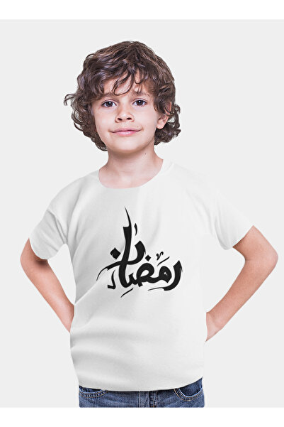 Generic عالم الموضة تيشرت قطن بطباعة عالية الجودة بتصميم رمضان
