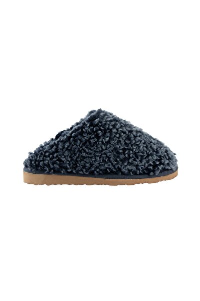 Pegia Furry House Slippers 191213 Navy Blue