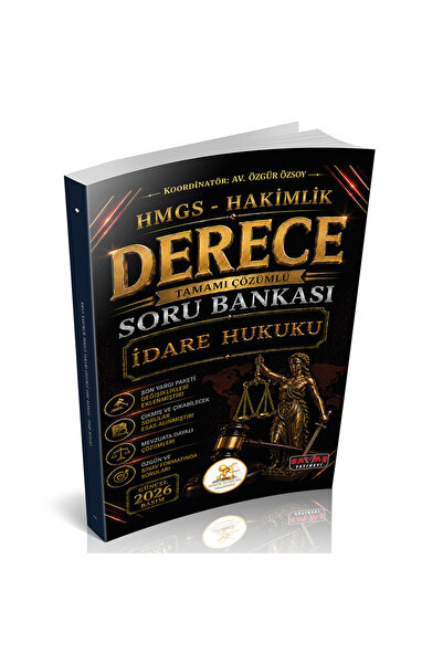 Savaş Yayınevi HUKAL HMGS-Hakimlik Derece İdare Hukuku Soru Bankası 2026