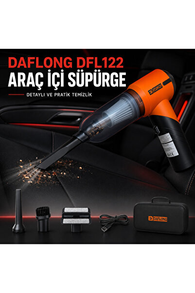 DAFLONG KADEMELİ ARAÇ İÇİ SÜPÜRGE MAKİNASI DFL-122