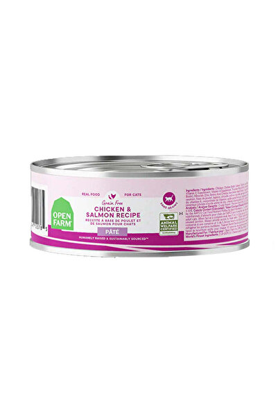 open Farm Chicken & Salmon Pate Wet Cat Food 150G