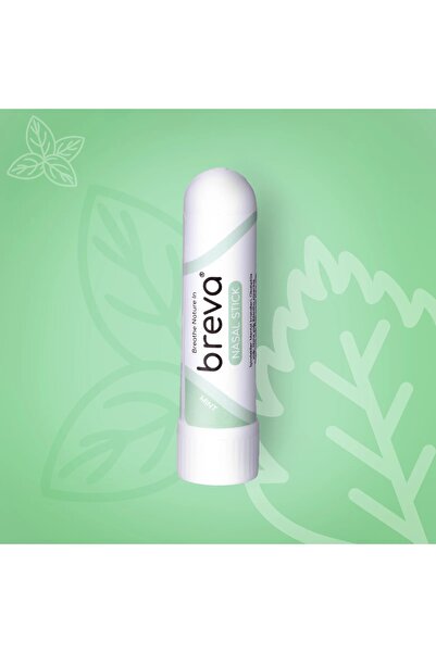Breva Naturals Inc Breva 3'lü Nane Aromalı Burun Çubuğu – Ferahlatıcı Mentoll...