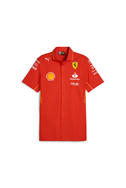 Puma Mens Scuderia Ferrari 2024 Replica Collection Team Shirt