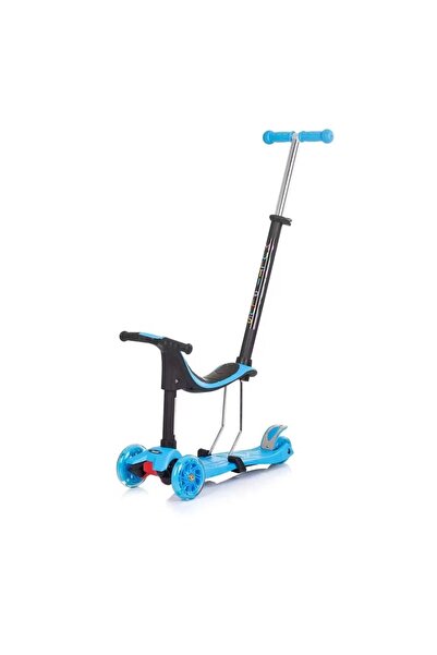 Chipolino Trotineta cu 3 roti, pentru baieti, peste 3 ani, Multi Plus Albastra