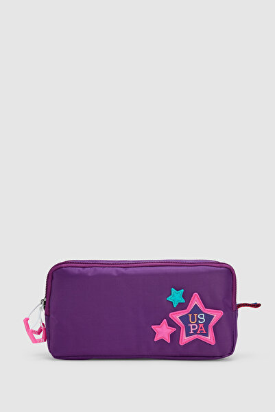 U.S. Polo Assn. حامل أقلام بنفسجي للفتيات 50330969-999