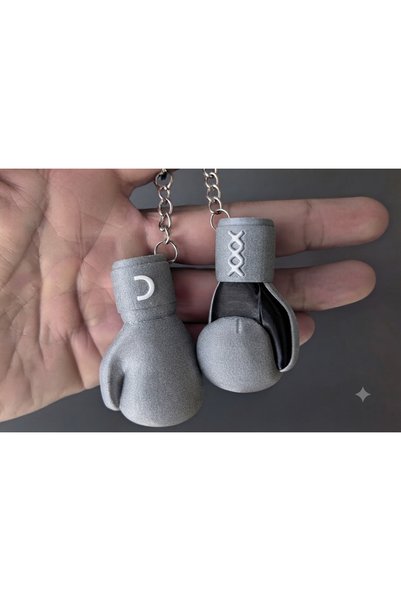 Generic Brand Boxing Glove Keychain – 3D Printed Sports-Themed Accessory