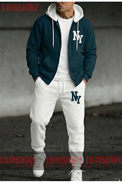 Boi New York Printed Winter Fleece-Lined Premium 3-Thread Combed Cotton Fabri...
