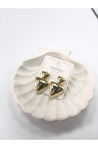 VLDORO Xuping Triangle Shaped Steel Earrings