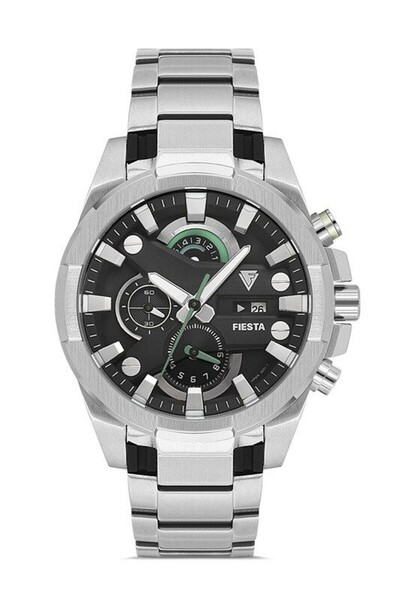 Fiesta F197205M Men's Wristwatch with Steel Strap