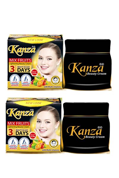 Kanza Beauty Cream for Skin Lightening With Mixed Fruits 50gm - Pack of 2