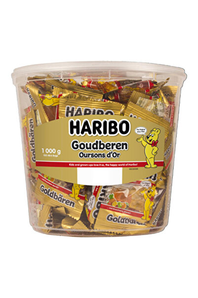 Haribo ΖΑΧΑΡΩΤΑ 10gr - (GOLDBEARS) (MINI) (100x10gr)