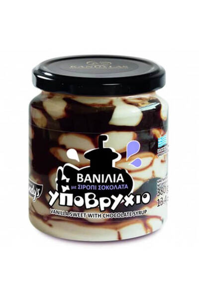 OEM ΚΑΝΔΥΛΑΣ ΒΑΝΙΛΙΑ ΜΕ ΣΙΡΟΠΙ ΣΟΚΟΛΑΤΑ 380gr.