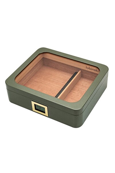 Yeni Seri Basic Puro Kutusu Humidor 30's Yeşil